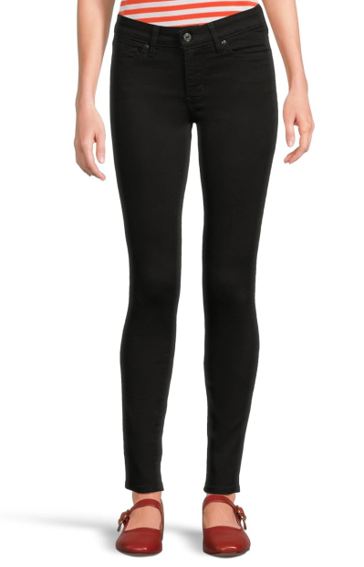Узкие женские штаны 711 Skinny Soft Levi's 1159857003 (Черный W32 L30)