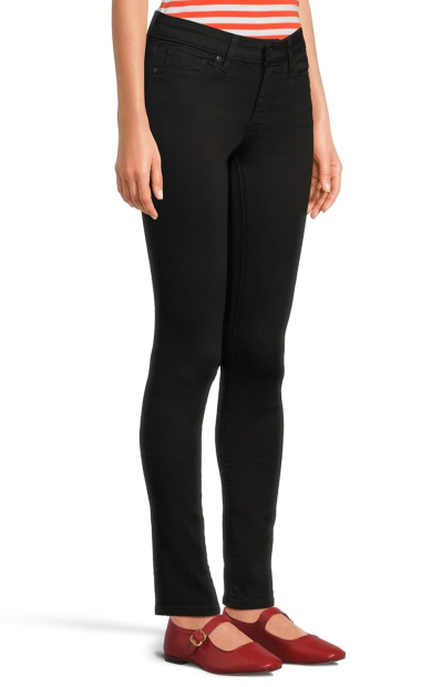 Узкие женские штаны 711 Skinny Soft Levi's 1159857003 (Черный W32 L30)