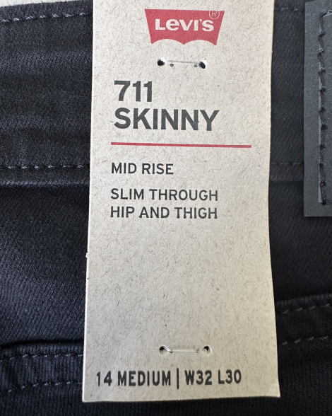 Мужские штаны 565 Workwear Utility Levi's с накладными карманами 1159857088 (Черный 33W 32L)