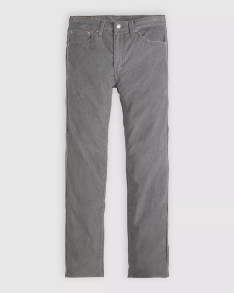 Мужские вельветовые штаны 505 Regular Levi's 1159857306 (Серый 38W 32L)