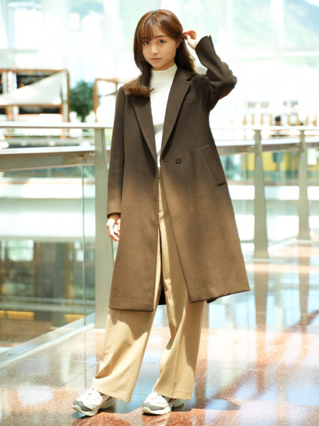 Класичні штани UNIQLO 1159858933 (Бежевий L)