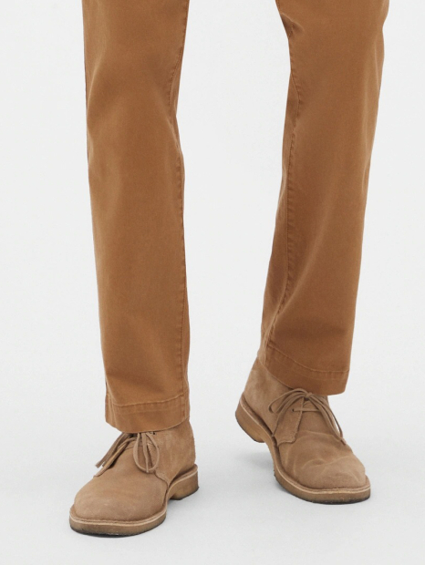 Чоловічі штани GAP Flex Straight Fit легкі штани 1159858978 (Коричневий 33W 34L)