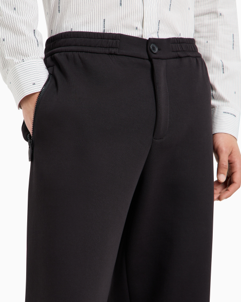 Мужские эластичные брюки Armani Exchange 1159859488 (Черный L)