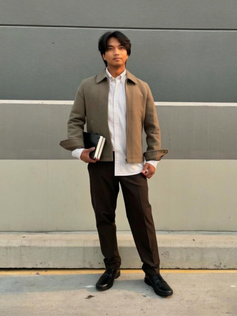 Элегантные брюки UNIQLO штаны 1159860408 (Коричневый XXL)