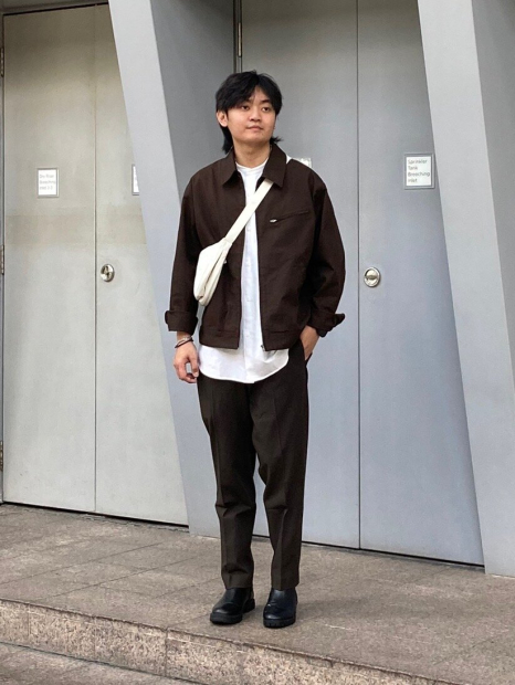 Элегантные брюки UNIQLO штаны 1159860408 (Коричневый XXL)