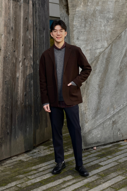 Элегантные брюки UNIQLO штаны 1159860410 (Синий XXL)