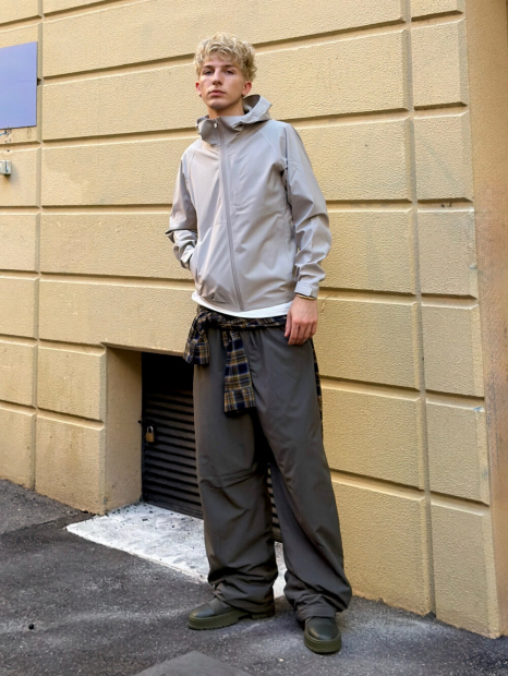 Широкие штаны UNIQLO с теплой подкладкой 1159860760 (Зеленый XXL)