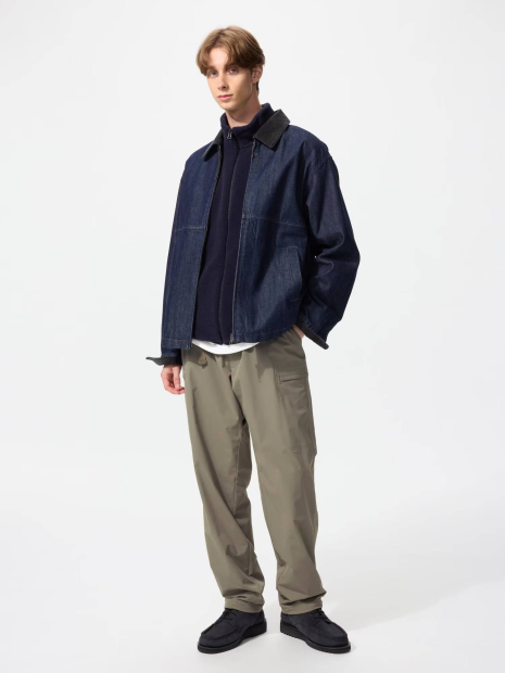 Штани UNIQLO на флісі 1159862142 (Зелений XXL)