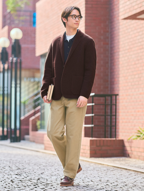 Прямые брюки-чинос UNIQLO 1159862205 (Бежевый 36)
