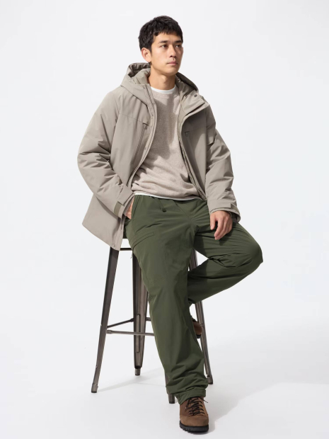 Штани UNIQLO на флісі 1159862321 (Зелений L)