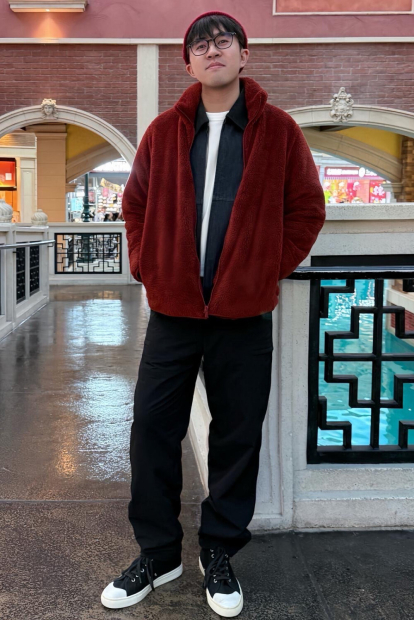 Штани UNIQLO на флісі 1159862324 (Чорний XL)
