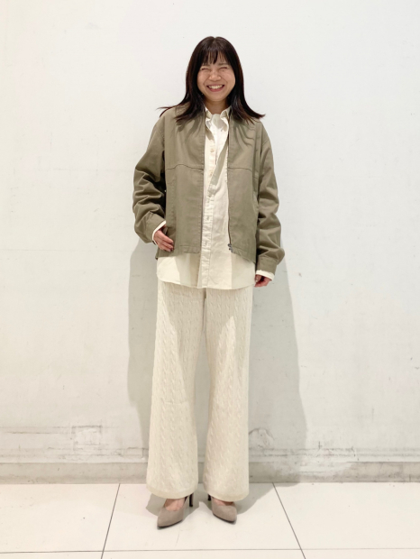 Женские трикотажные штаны UNIQLO 1159863018 (Молочный XXL)