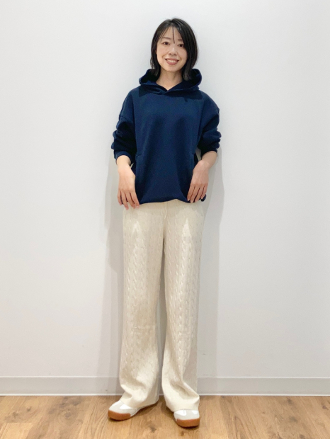 Женские трикотажные штаны UNIQLO 1159863018 (Молочный XXL)