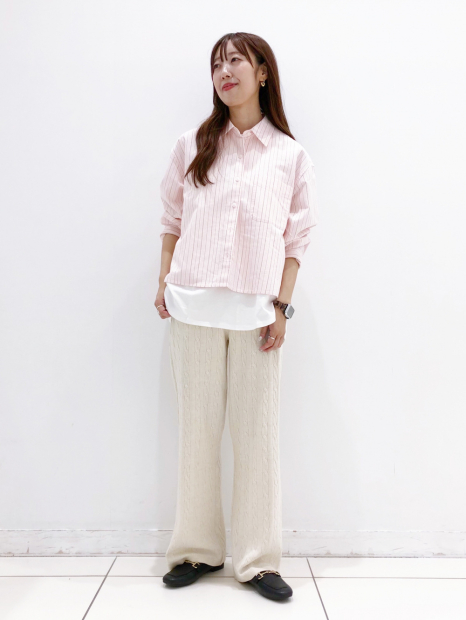 Женские трикотажные штаны UNIQLO 1159863018 (Молочный XXL)
