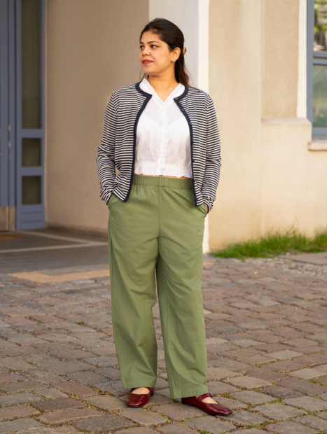 Бавовняні штани UNIQLO 1159865219 (Зелений S)