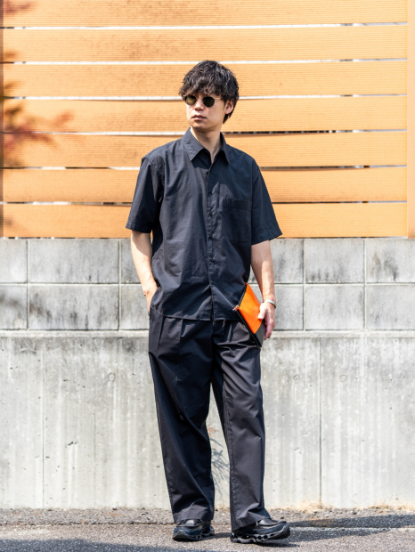 Широкие прямые брюки UNIQLO 1159865232 (Черный 36)