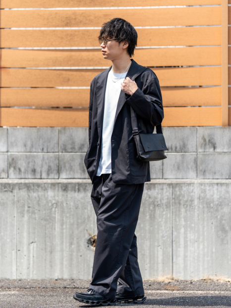 Широкие прямые брюки UNIQLO 1159865232 (Черный 36)