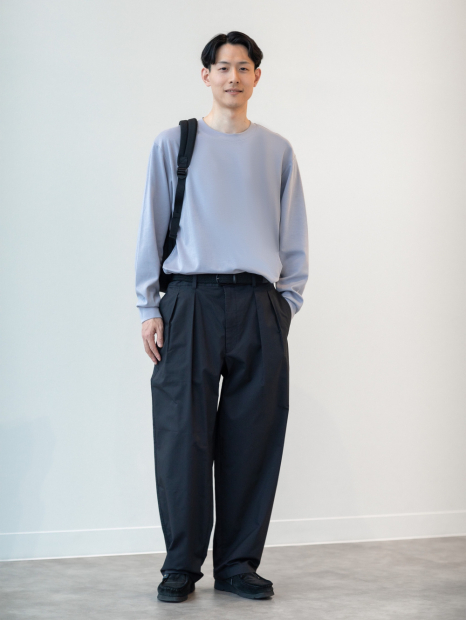 Широкие прямые брюки UNIQLO 1159865232 (Черный 36)