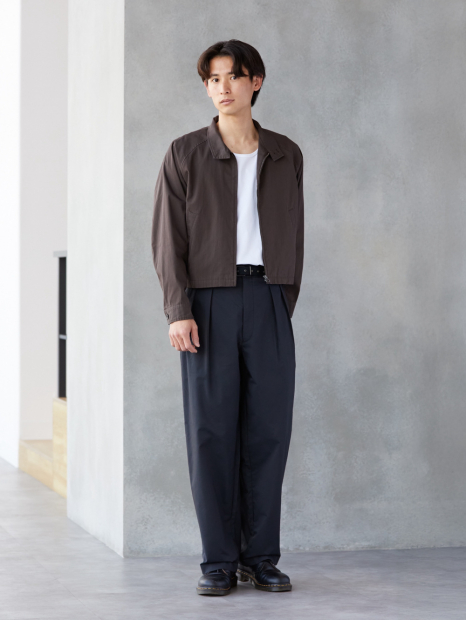 Широкие прямые брюки UNIQLO 1159865232 (Черный 36)