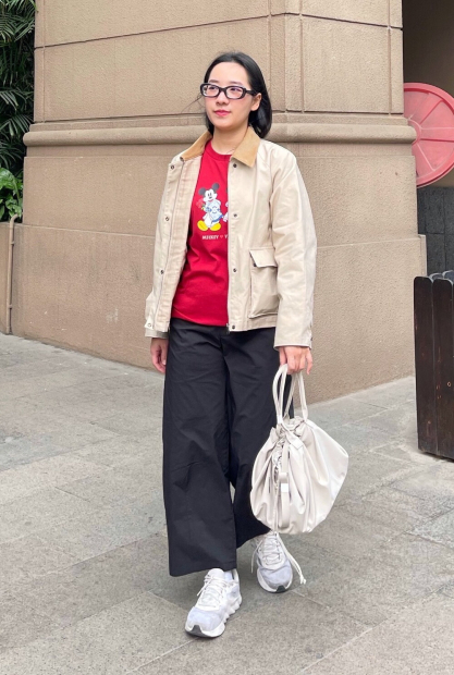 Женские укороченные штаны UNIQLO широкие 1160343862 (Синий XL)