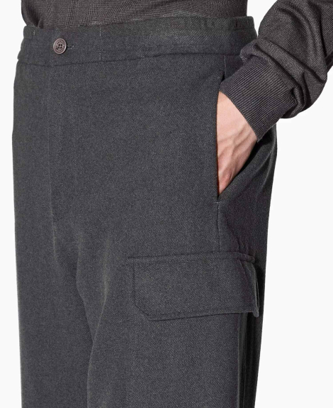 Чоловічі вовняні штани-карго Armani Exchange 1160600360 (Сірий 33)