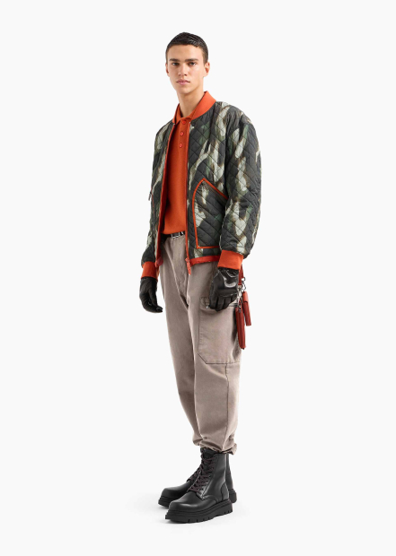 Чоловічі штани-карго Armani Exchange джоггери 1160672493 (Бежевий 40)