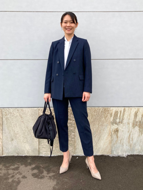 Жіночі укорочені штани UNIQLO в смужку 1160680112 (Синій M)
