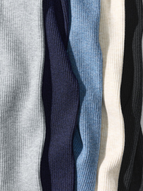 Жіночі штани UNIQLO в рубчик 1161336279 (Синій XXL)