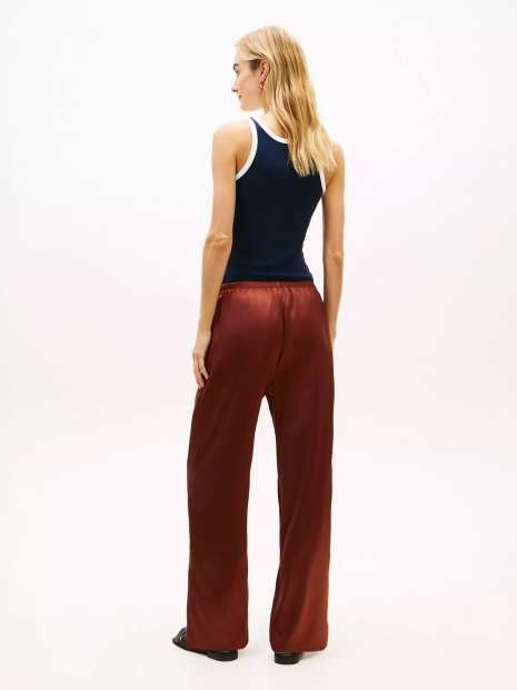 Женские атласные штаны Tommy Hilfiger 1162439372 (Коричневый S)