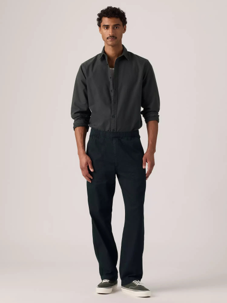 Мужские штаны Levi's из смеси хлопка и льна 1162584101 (Синий XL)