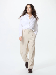 Широкі штани UNIQLO 1159839843 (Молочний XL)