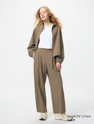 Ультраэластичные брюки UNIQLO штаны 1159840015 (Коричневый XS)