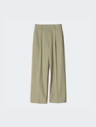 Широкие брюки UNIQLO 1159842105 (Зеленый XL)