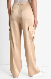 Женские гладкие брюки-карго DKNY Jeans 1159842656 (Бежевый 16)