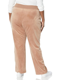 Женские велюровые брюки Calvin Klein широкие штаны 1159842827 (Коричневый S)