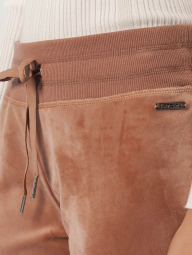 Женские велюровые брюки Calvin Klein широкие штаны 1159842827 (Коричневый S)