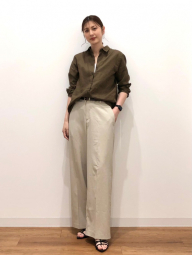 Широкие брюки AirSense UNIQLO 1159843974 (Бежевый XS)