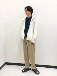 Стильные штаны UNIQLO 1159843982 (Бежевый 3XL)