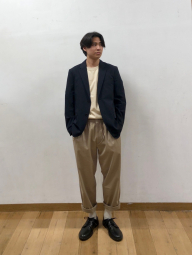 Стильные штаны UNIQLO 1159843982 (Бежевый 3XL)