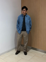 Стильные штаны UNIQLO 1159843982 (Бежевый 3XL)