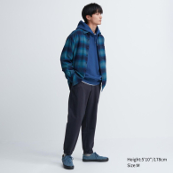 Мужские джоггеры UNIQLO спортивные брюки с технологией DRY 1159844162 (Синий XXL)