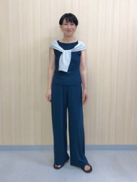 Стильні жіночі штани UNIQLO 1159847213 (Синій M)