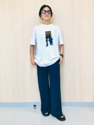 Стильні жіночі штани UNIQLO 1159847213 (Синій M)