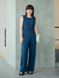 Стильні жіночі штани UNIQLO 1159847213 (Синій M)