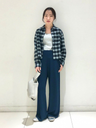 Стильні жіночі штани UNIQLO 1159847213 (Синій M)