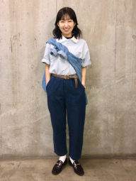 Бавовняні короткі штани UNIQLO 1159847233 (Синій L)