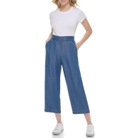 Укороченные широкие брюки Calvin Klein 1159849347 (Синий 2X)