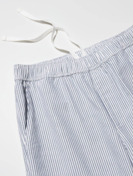 Хлопковые штаны UNIQLO в полоску 1159849973 (Синий/Белый XXL)