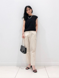 Легкі бавовняні штани UNIQLO 1159850490 (Бежевий XL)