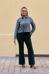 Жіночі штани UNIQLO 1159850780 (Зелений XL)